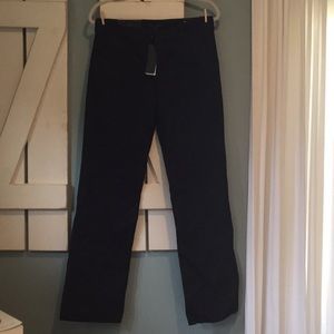 Dark wash trouser jeans